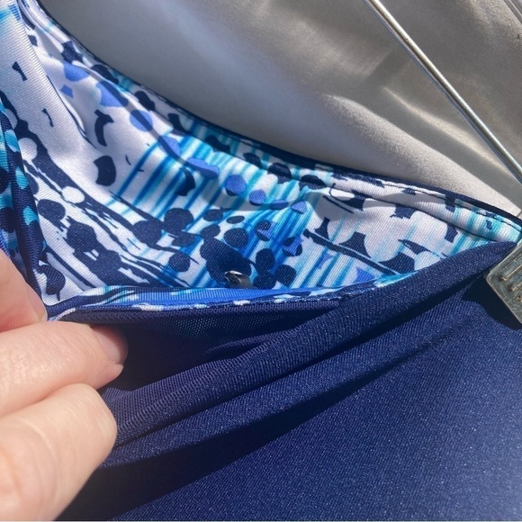 RBX blue patterned 3/4 length athletic pants, size SP - Picture 9 of 11